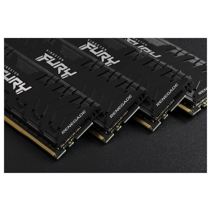 Kingston FURY Renegade 64GB (4x16GB) DDR4 3600MT/s CL16 DIMM Kit de Memoria RAM Negra