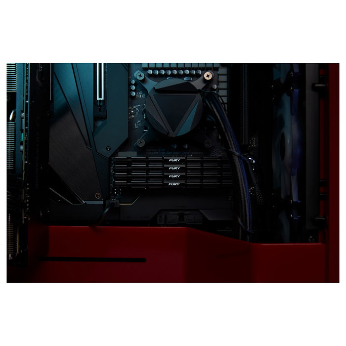 Kingston FURY Renegade 64GB (4x16GB) DDR4 3600MT/s CL16 DIMM Kit de Memoria RAM Negra