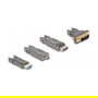 DeLOCK Cable Óptico Activo HDMI 5 en 1 8K 60Hz 30m con Adaptadores Micro HDMI a VGA y HDMI