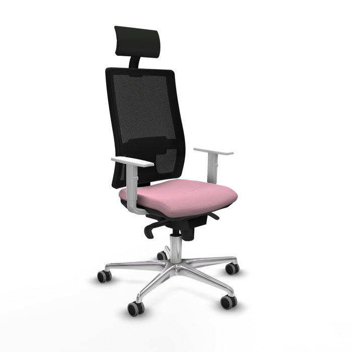 PIQUERAS Y CRESPO Silla de oficina Horna Rosa con mecanismo Sincro PIQUERAS Y CRESPO Silla de oficina Horna Rosa con mecanismo Sincro