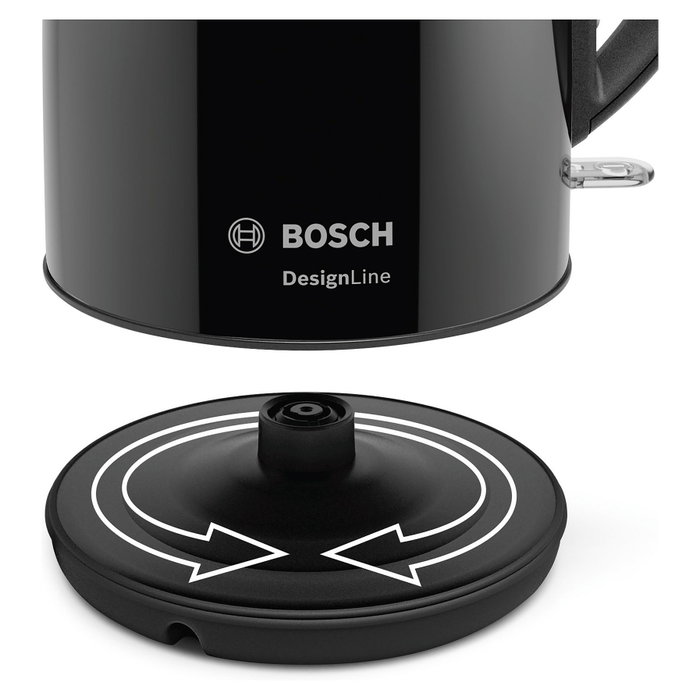 Bosch DesignLine TWK3P423 Hervidor Eléctrico 1,7 L Negro Bosch DesignLine TWK3P423 Hervidor Eléctrico 1,7 L Negro