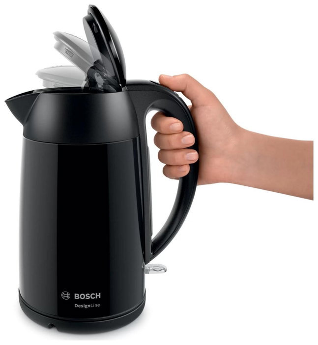 Bosch DesignLine TWK3P423 Hervidor Eléctrico 1,7 L Negro Bosch DesignLine TWK3P423 Hervidor Eléctrico 1,7 L Negro