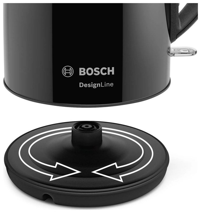 Bosch DesignLine TWK3P423 Hervidor Eléctrico 1,7 L Negro Bosch DesignLine TWK3P423 Hervidor Eléctrico 1,7 L Negro