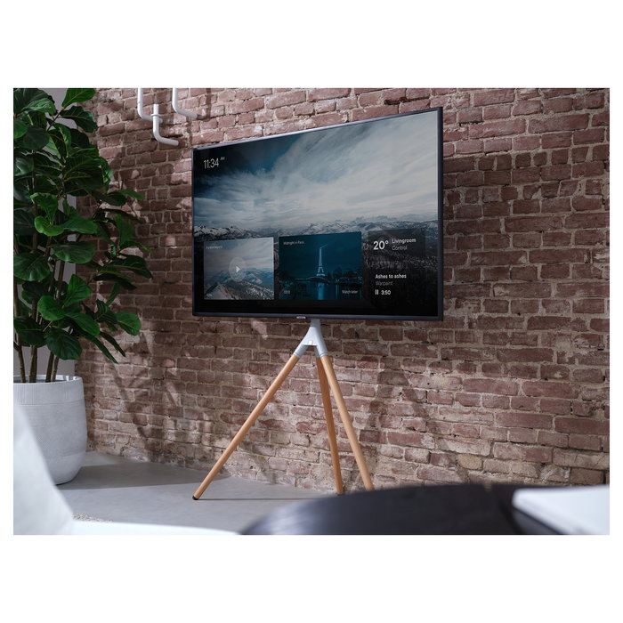 One for All TV Stand Ultraslim Tripod 360 con Soporte Giratorio, Modelo TURN 65 WM7472