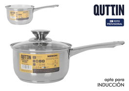 Inde Cazo 16 cm Acero Inoxidable con Tapa "New Neron" 2L ø16cm (4 Unidades)