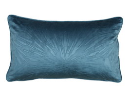 DKD Home Decor Cojín Jacquard Turquesa Colección Stars