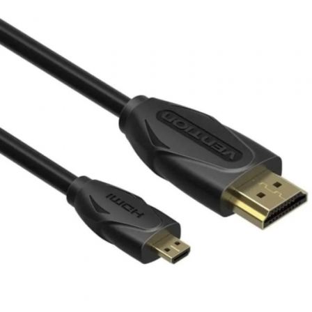 Vention Cable HDMI VAA-D03-B150, Macho a Micro HDMI Macho, 1.5 Metros, Negro
