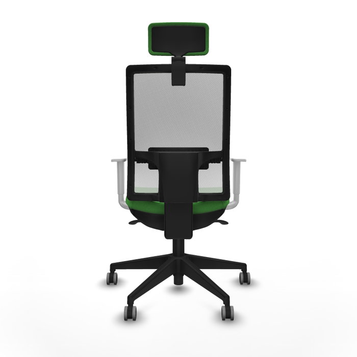 PIQUERAS Y CRESPO Silla de oficina Horna con mecanismo Sincro, Verde y Blanco PIQUERAS Y CRESPO Silla de oficina Horna con mecanismo Sincro, Verde y Blanco