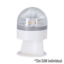 Pf Erum Vial Baliza V16 de Emergencia Homologada Conectada DGT 3.0, Geolocalizable, Magnética/Adhesiva, IP54, Autonomía 2.5h, Pila 9V Incluida, Visible 1km, Color Blanco