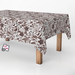 Exma Rollo de hule antimanchas flores modern 1,40 x 25 m