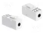 DeLOCK 87234 Módulo Keystone Jack 3,5 mm 4 Pin a Jack 3,5 mm 4 Pin Blanco