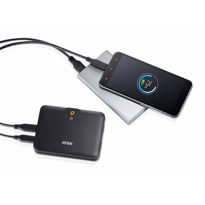 Aten CAMLIVE™+ UC3021 Captura de vídeo UVC de HDMI a USB-C con power pass-through PD3.0