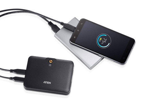 Aten CAMLIVE™+ UC3021 Captura de vídeo UVC de HDMI a USB-C con power pass-through PD3.0