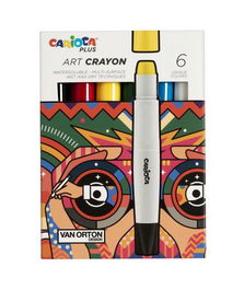 Ceras Pastel Carioca Plus Caja De 6