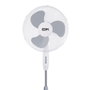 Edm Ventilador de pie blanco 45 W con altura regulable