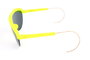 Polaroid PLD-6037-S-2V7 Gafas de sol unisex con cristal gris y detalles amarillos