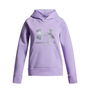 Sudadera con Capucha Niña Under Armour Rival Flc Shimmer Hdy Lavanda S