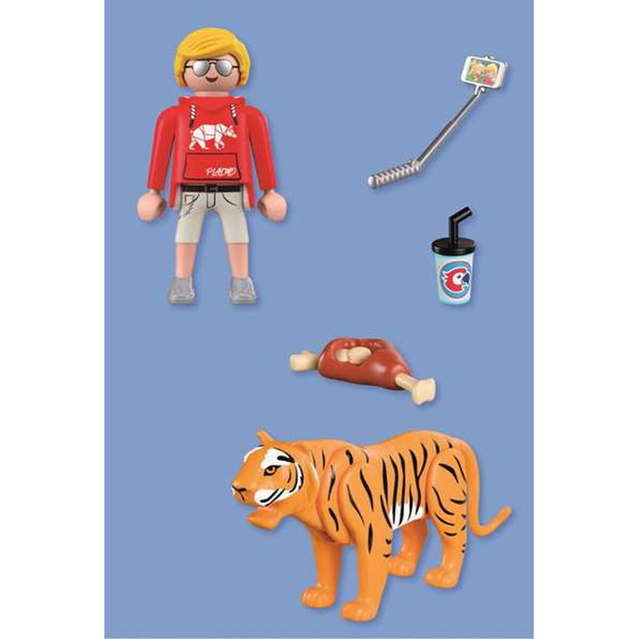PLAYMOBIL My Life Zoo: Tigre y Visitante