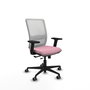 PIQUERAS Y CRESPO Silla de oficina Haches Rosa y Blanco