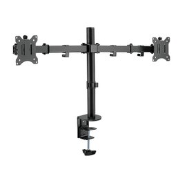 LogiLink Soporte Dual para Monitor de 17-32 pulgadas en Acero