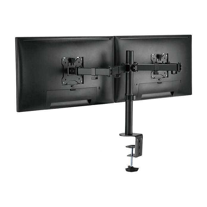 LogiLink Soporte Dual para Monitor de 17-32 pulgadas en Acero
