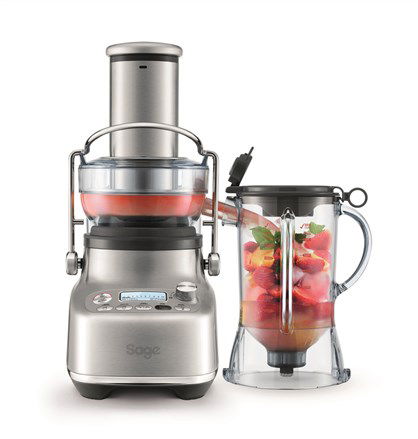 Sage SJB815BSS2EEU1 3X Bluicer Pro Batidora y Exprimidor con Tecnología Cold Spin para Smoothies y Zumos