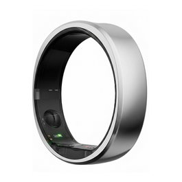 RingConn Anillo Inteligente Gen2 con Monitor de Actividad, Plata, Talla 6 - IP68, 13.5 mAh Recargable