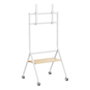Ewent Soporte de Suelo para TV EW1582 Blanco y Madera