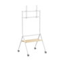 Ewent Soporte de Suelo para TV EW1582 Blanco y Madera
