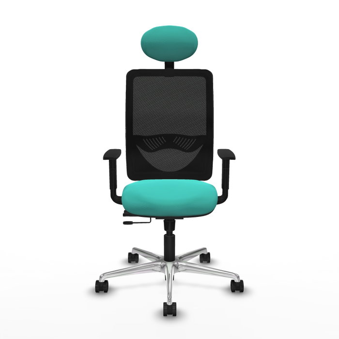PIQUERAS Y CRESPO Silla de oficina Zulema Turquesa y Negro PIQUERAS Y CRESPO Silla de oficina Zulema Turquesa y Negro