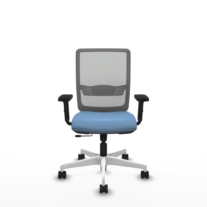 PIQUERAS Y CRESPO Silla de oficina Haches Azul cielo y Gris PIQUERAS Y CRESPO Silla de oficina Haches Azul cielo y Gris