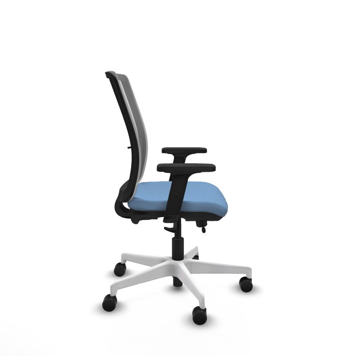 PIQUERAS Y CRESPO Silla de oficina Haches Azul cielo y Gris PIQUERAS Y CRESPO Silla de oficina Haches Azul cielo y Gris