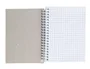 Liderpapel Cuaderno Espiral de Bolsillo 80 Hojas Cuadrícula 4 mm