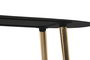 DKD Home Decor Mesa Centro Glam Negro Dorado 60 x 30 x 122 cm
