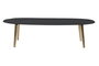 DKD Home Decor Mesa Centro Glam Negro Dorado 60 x 30 x 122 cm
