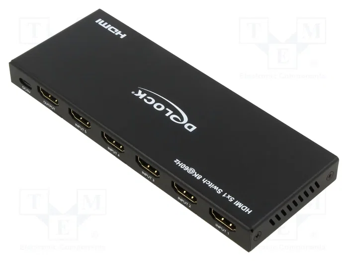 DeLOCK 18657 HDMI Switch 5x1 8K 60 Hz