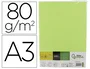 Liderpapel Papel Color Din A3 80 g Verde Neón (500 Hojas)