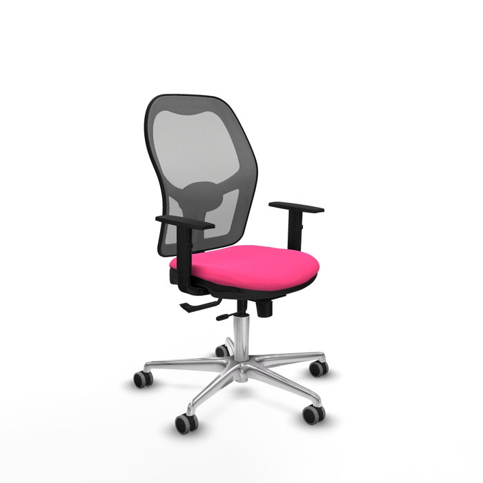 PIQUERAS Y CRESPO Silla de oficina Jorquera Rosa y Gris PIQUERAS Y CRESPO Silla de oficina Jorquera Rosa y Gris