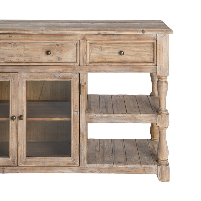 Aparador Madera de Pino Salón 180 X 45 X 88 cm