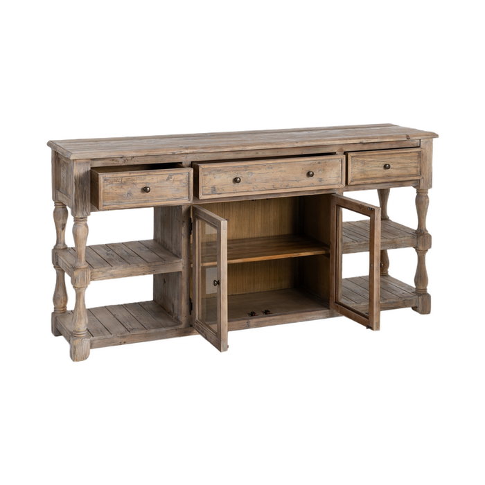 Aparador Madera de Pino Salón 180 X 45 X 88 cm