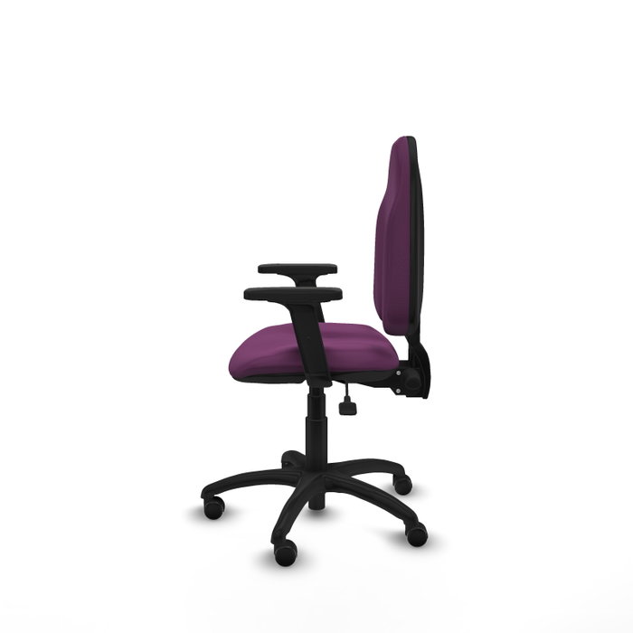 PIQUERAS Y CRESPO Silla de oficina Algarra con mecanismo Asincro, Morado