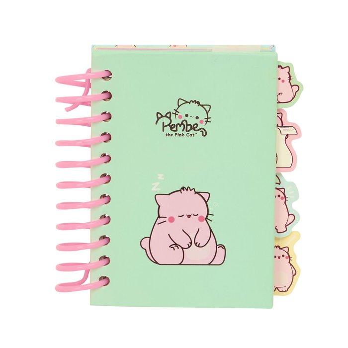 Safta Bloc de notas A7 Pembe the pink cat