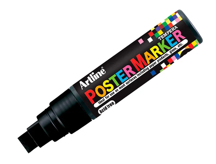 Artline Rotulador Poster Marker EPP-12 Punta Redonda 12 mm Color Negro