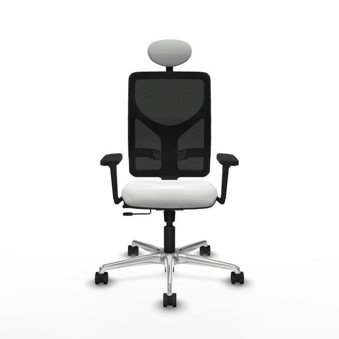 PIQUERAS Y CRESPO Silla de oficina Motilla con mecanismo Sincro/Traslack, Blanco y Negro PIQUERAS Y CRESPO Silla de oficina Motilla con mecanismo Sincro/Traslack, Blanco y Negro