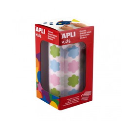 APLI Gomets Flores Permanentes Multicolor Surtido Pastel 900 uds.