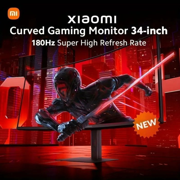 Xiaomi G34WQi Monitor Gaming Curvo 34 pulgadas WQHD 180Hz 1ms Xiaomi G34WQi Monitor Gaming Curvo 34 pulgadas WQHD 180Hz 1ms