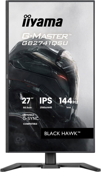 iiyama G-Master GB2741QSU-B1 Black Hawk 27 pulg QHD IPS 144Hz 1ms Black