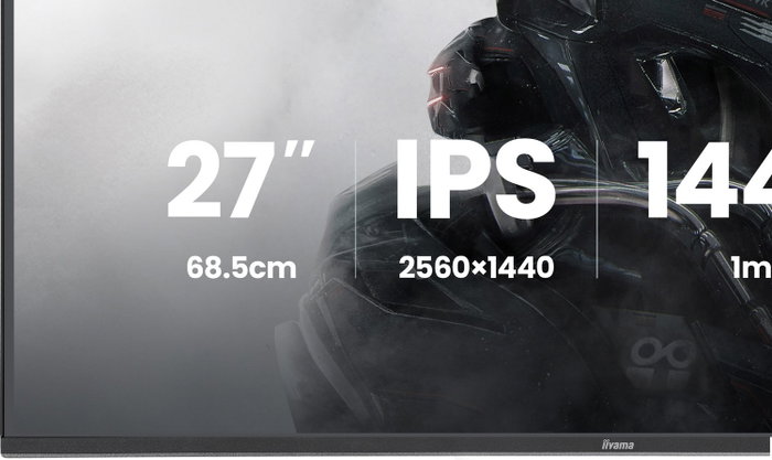 iiyama G-Master GB2741QSU-B1 Black Hawk 27 pulg QHD IPS 144Hz 1ms Black