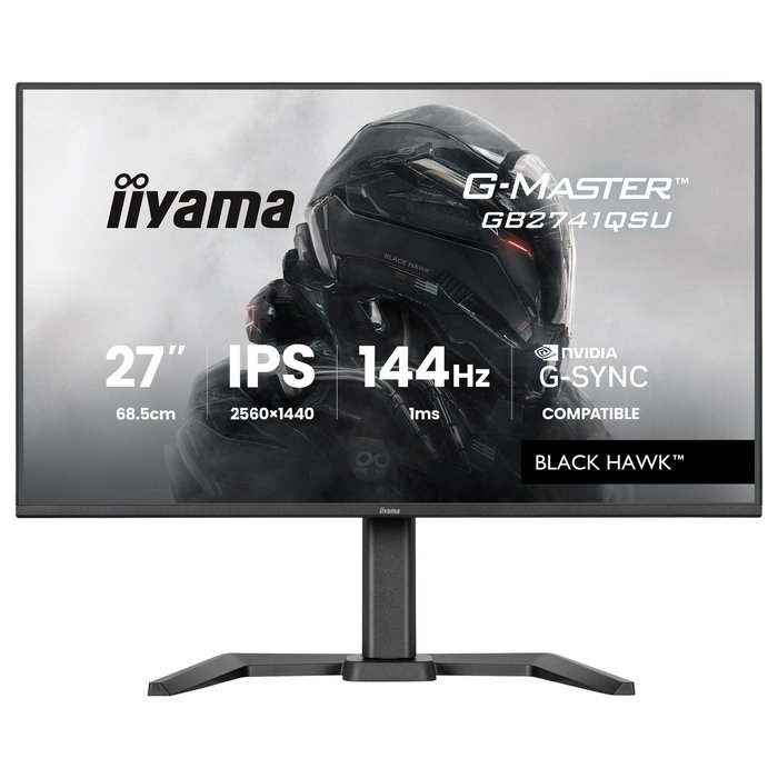 iiyama G-MASTER GB2741QSU-B1 Black Hawk 27 QHD IPS 144 Hz Black iiyama G-MASTER GB2741QSU-B1 Black Hawk 27 QHD IPS 144 Hz Black