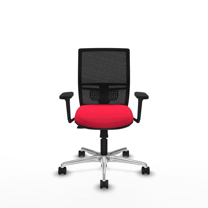 PIQUERAS Y CRESPO Silla de oficina Yunquera con Mecanismo Sincro/Traslack Rojo y Negro PIQUERAS Y CRESPO Silla de oficina Yunquera con Mecanismo Sincro/Traslack Rojo y Negro